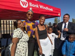 MARIENTAL, 31 July 2025 - The newly crowned Miss Namibia, Johanna Swartbooi was welcomed in Mariental on Thursday. (Photo by: Charmaine Boois) NAMPA 
