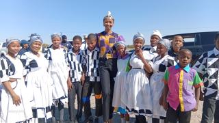MARIENTAL, 31 July 2025 (NAMPA)- The newly crowned Miss Namibia, Johanna Swartbooi was welcomed in Mariental on Thursday.
(Photo:Charmaine Boois) NAMPA 