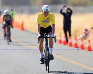 WINDHOEK, 03 August 2025 – Namibian cyclist Drikus Coetzee while in action during the last stage of the 2025 Tour de Windhoek. Namibia’s premier international cycling event, the Tour de Windhoek, was held from 31 July to 3 August 2025 around the Namibian capital. (Photo by: Hesron Kapanga) NAMPA
