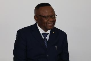 OTJIWARONGO, 04 AUG (NAMPA) - Otjozondjupa Governor John //Khamuseb at the official opening of a weeklong consultative workshop for the Parliamentary Standing Committee on Gender Equality, Health and Social Welfare on Monday morning at Otjiwarongo. (Photo by: Mulisa Simiyasa) NAMPA