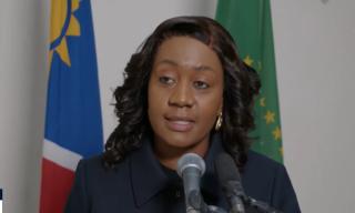 EENHANA, 04 July 2025 - Ohangwena governor Kadiva Hamutumwa speaking during her State of the Region Address (SORA) on Monday.