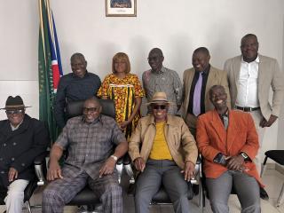 NKURENKURU, 07 August 2025- Minister of Urban and Rural Development, James Sankwasa, held consultative meeting with the Ukwangali Traditional Authority regarding the ongoing chieftainship dispute at Nkurenkuru Regional Council Office on Thursday.