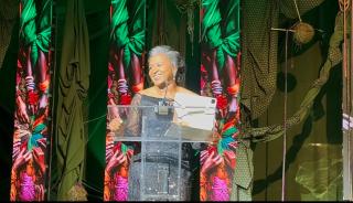 WINDHOEK, 08 AUGUST 2025 - Former First Lady of Namibia and Executive Chairperson of the One Economy Foundation, Monica Geingos at the 10th anniversary celebration of the One Economy Foundation in Windhoek on Thursday. (Photo by: Justina Shuumbwa) NAMPA