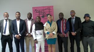 WINDHOEK, 08 August 2025 - NASCAM CEO Albert Nicanor alongside new board members (Photo: Paulina Stefanus) NAMPA
