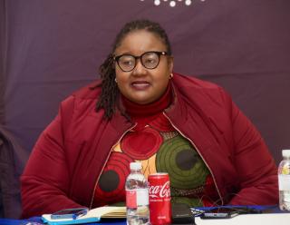 WINDHOEK, 12 August 2025 – Jo-Ann Manuel, the Director of Sport at the Ministry of Education, Innovation, Youth, Sports, Arts, and Culture, pictured during the launch of the 11th edition of the QKR Navachab Half Marathon, at NIDA Building. (Photo by: Hesron Kapanga) NAMPA
