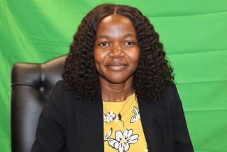 OTJIWARONGO, 14 August 2025 - The Otjozondjupa Regional Chief Health Programme Officer, Martha Fotolela speaks at the Government Information Centre on Thursday morning at the Otjozondjupa Regional Council on the campaign against the Humane Papilloma Virus (HPV) which is underway in the region's four districts. (Photo by: Mulisa Simiyasa) NAMPA 