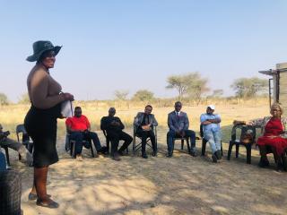 NKURENKURU, 16 August 2025 - A meeting between conservancy officials and parliamentary committee members specialising in natural resources on Friday at Maurus Nekaro Conservancy in the Kavango West Region. (Photo by: Lylie Joel) NAMPA