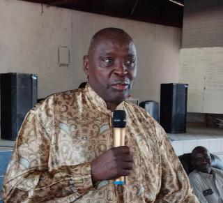 KATIMA MULILO, 21 August 2025 - Urban and Rural Development Minister, James Sankwasa speaks at the Katima Mulilo community hall meeting with the residents.
(Michael Mutonga Liswaniso) NAMPA
