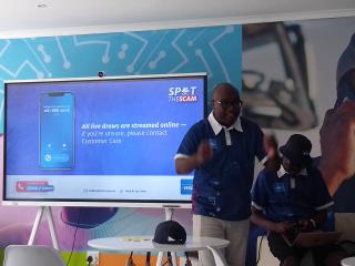 ONGWEDIVA, 26 August 2025 - MTC spokesperson John Ekongo speaking during the Media briefing held on Monday at OATF. (Photo: Maria David)NAMPA