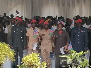 KATIMA MULILO, 26 August 2025 - A section of the war veteran for the liberation struggle of Namibia at the Heroes Day commemoration in Katima Mulilo on Tuesday. (Photo: Mulisa Simiyasa) NAMPA