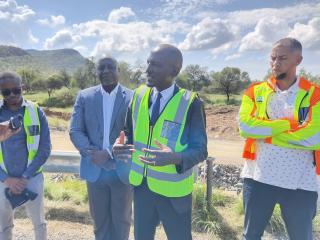 WINDHOEK, 24 March 2025 - Works and Transport Minister Veikko Nekundi (Photo: Andreas Thomas) NAMPA
