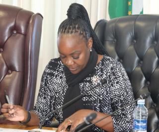 Sanitation: Chief Regional Officer Christella Mwenyo.

PHOTO: Contributed