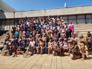 WINDHOEK, 17 SEPTEMBER 2025 - Participants of the 2025 Namibia Heritage Week, pictured at the official launch in Windhoek on Wednesday. (Photo: Molly Weyulu) NAMPA 