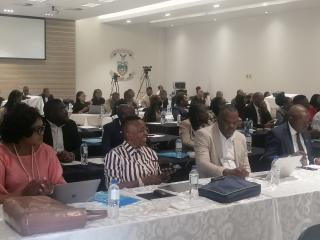 OTJIWARONGO - A section of government officials, constituency councillors and experts in rural development on Monday morning at their weeklong 2025 annual rural development progress review and planning workshop underway at the Otjozondjupa Regional Council hall in Otjiwarongo. (Photo by: Mulisa Simiyasa) NAMPA