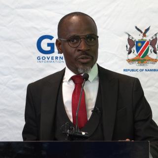 WINDHOEK, 26 September 2025 - Justice and Labour Relations Minister Fillemon Wise Immanuel (Photo: Andreas Thomas) NAMPA