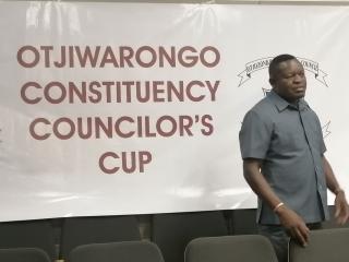 OTJIWARONGO, 03 October 2025 - The Otjiwarongo Constituency Councillor, Paulus Nekundi on Friday launches the Otjiwarongo Constituency Councillor Cup tournament planned to take place on 11 to 13 October 2025 at the DRC soccer fields with football and netball competitions. 

(Photo by: Mulisa Simiyasa) NAMPA