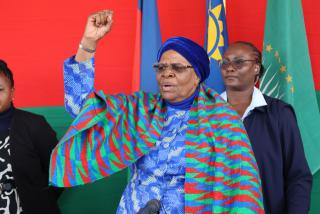 WINDHOEK, 06 May 2025 - Swapo Party President Netumbo Nandi-Ndaitwah (Photo: Andreas Thomas) NAMPA