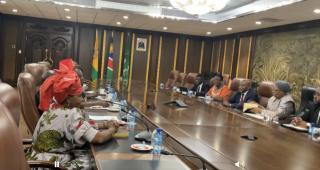 WINDHOEK, 09 October 2025 - President Netumbo Nandi-Ndaitwah pictured during a courtesy call by All People’s Party at State House. (Photo by: Eba Kandovazu) NAMPA