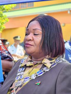 WINDHOEK, 13 OCTOBER 2025 - City of Windhoek (CoW) Mayor Ndeshihafela Larandja. (Photo by: Molly Weyulu) NAMPA