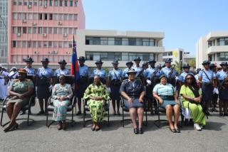WINDHOEK, 15 OCTOBER- International Relations minister Selma Ashipala-Musavyi pictured at the street procession of WPS. (Photo contributed). NAMPA