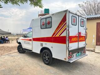 NCAMAGORO, 14 October 2025- The Ministry of Health and Social Services has handed over a new ambulance to Mpora Clinic in Ncamagoro District, Kavango West Region on Tuesday.
(Photo: Lylie Joel)
NAMPA