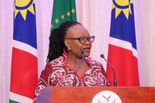 WINDHOEK, 16 October- Minister of International Relations and Trade, Selma Ashipala-Musavyi. (Photo by Edward Tenete). NAMPA