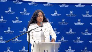 SWAKOPMUND, 20 October 2025 - Minister of Health and Social Services Dr Esperance Luvindao.(Photo by: Isabel Bento) NAMPA