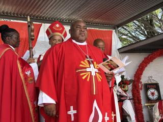 OKAHANDJA, 02 November- Deputy Bishop Laurence Kuzatjike. (Photo by Eba Kandovazu). NAMPA