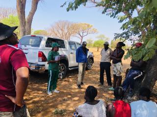 NKURENKURU, 05 November 2025 - Labourers working on road de-bushing projects across the Kavango West region have registered their unhappiness about low pay and harsh working conditions. (Photo by: Lylie Joel) NAMPA