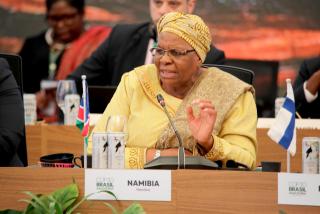BRAZIL, 07 November 2025 - President Netumbo Nandi-Ndaitwah at the COP30 in  Belém, Brazil. (Photo: Contributed) 