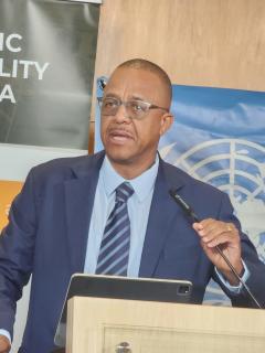 WINDHOEK, 11 NOVEMBER 2025 - Deputy Governor of the Bank of Namibia (BoN) Ebson Uanguta. (Photo by: Molly Weyulu) NAMPA 