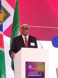 WINDHOEK, 13 November 2025 - Governor of the Bank of Namibia (BoN), Johannes !Gawaxab. (Photo by: Molly Weyulu) NAMPA