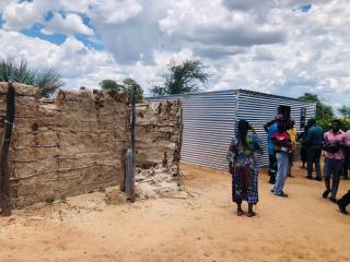 KATJINAKATJI, 13 November 2025- The Chinese Embassy officially handed over 25 zinc houses valued at N. dollars 300 000 to residents of Katjinakatji village in Mankupi constituency on Thursday, following devastating rainstorms that destroyed 171 homes in early January 2025.
(photo: Lylie Joel)
NAMPA