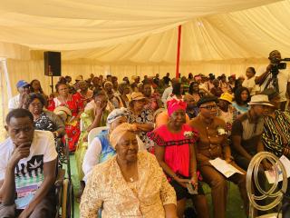 TSUMEB, 13 November 2025- Tsumeb residents during the launch of the Cancer Awareness and Palliative Care Advocacy project on Thursday.

(Photo: Max Henrich) NAMPA