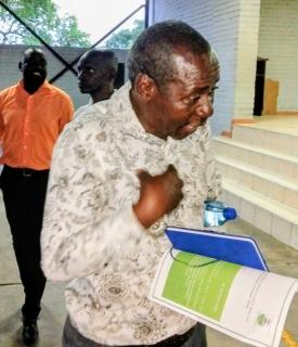 KATIMA MULILO, 11 November 2025 - Head of Public Relations at the Katima Mulilo Town Council, Chrispin Muyoba. (Photo by: Michael Mutonga Liswaniso) NAMPA 