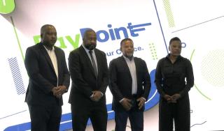 WINDHOEK, 19 NOVEMBER 2025 - Stakeholders at the United Paypoint's launch on Wednesday pose for a picture (Photo by: Maysa Sangeve)NAMPA