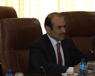 WINDHOEK, 20 November 2025 - Minister of State Energy of Qatar, Saad Sherida Al-Kaabi during his courtesy visit to President Netumbo Nandi-Ndaitwah at State House (Photo: Andreas Thomas) NAMPA