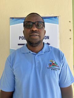 EENHANA, 24 November 2025 - Ohangwena Electoral Officer Henock Hanga. (Photo by Eba Kandovazu) NAMPA