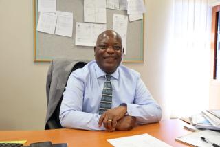 MARIENTAL, 24 November 2025 - Acting regional police commander Deputy Commissioner John Mwatongwe. 
(Photo by Chelva Wells) NAMPA 