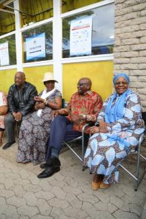 WINDHOEK, 26 November 2025 - President Netumbo Nandi-Ndaitwah, first gentleman Epaphras Denga Ndaitwah and Swapo Party General Secretary Sophia Shaningwa were amongst the first voters to cast their votes during the regional councils and local authorities elections in the Windhoek West constituency on Wednesday. (Photo: Contributed)  