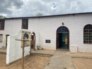 MANGETI DUNE, 26 November 2025 - Mangeti Dune Church polling station building in Tsumkwe Constituency. (Photo: Edward Tenete)