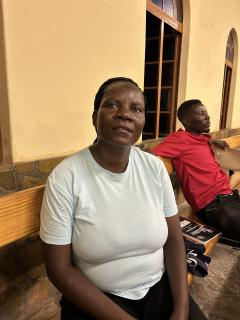 Omuthiya, 26 November- Independent Patriots for Change party agent, Adelheid Shiimbi. (Photo by Eba Kandovazu). NAMPA