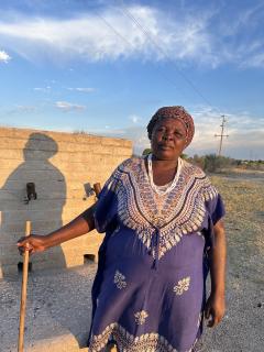 ONALUKULA, 25 November 2025 - Resident and member of the Onalukula water committee, Ndahafa Haimbodi. (Photo by: Eba Kandovazu) NAMPA