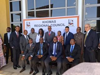 WINDHOEK, 05 December 2025 - Khomas regional councillors were all sworn in on Friday at the council chambers, along with members of the management committee, including those elected and sworn in as members of the national council and the chairperson. (Photo by: Uakutura Kambaekua) NAMPA.