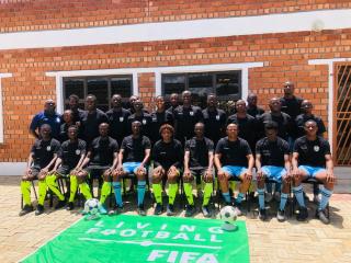 NKURENKURU, 18 December 2025 - Twenty-seven coaches completed the first NFA C-License coaching course in Nkurenkuru from 08-18 December 2025. (Photo by: Lylie Joel) NAMPA