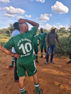 OVINJURU, 29 December 2025 - Jeomba Pelele Kamahene satisfied with Otjakapuuo FC performance (Photo: Contributed) NAMPA 