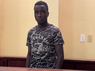 RUNDU, 12 January 2026 - Andreas Muyongo Mungongi, who made his first appearance in the Rundu Magistrate’s Court on Monday. (Photo by: Sawi Hausiku) NAMPA 