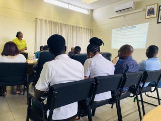 OMUTHIYA, 21 January 2026 - Several stakeholders during the meeting on polio vaccination campaign preparedness on Wednesday. (Photo by: Max Henrich) NAMPA 