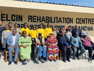 OMUTHIYA, 22 January 2026 - Vice President Lucia Witbooi visited the Evangelical Lutheran Church in Namibia’s Rehabilitation Centre at Oniipa on Thursday. (Photo by: Max Henrich) NAMPA