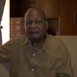 WINDHOEK, 23 January 2026 – Helao Vinnia Ndadi is one of the few remaining founders of Swapo. (Photo by: Andreas Thomas) NAMPA